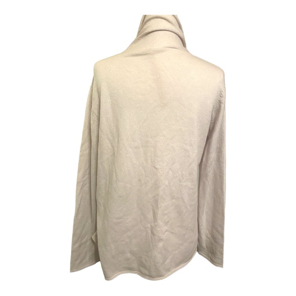 CASHMERE, MARCCAIN, beige shrug with silver coloured rhinestones - Picture 5 of 16